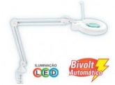 LUPA DE BANCADA HIKARI HL-500 LED 5X BIVOLT *PROMOÇÃO